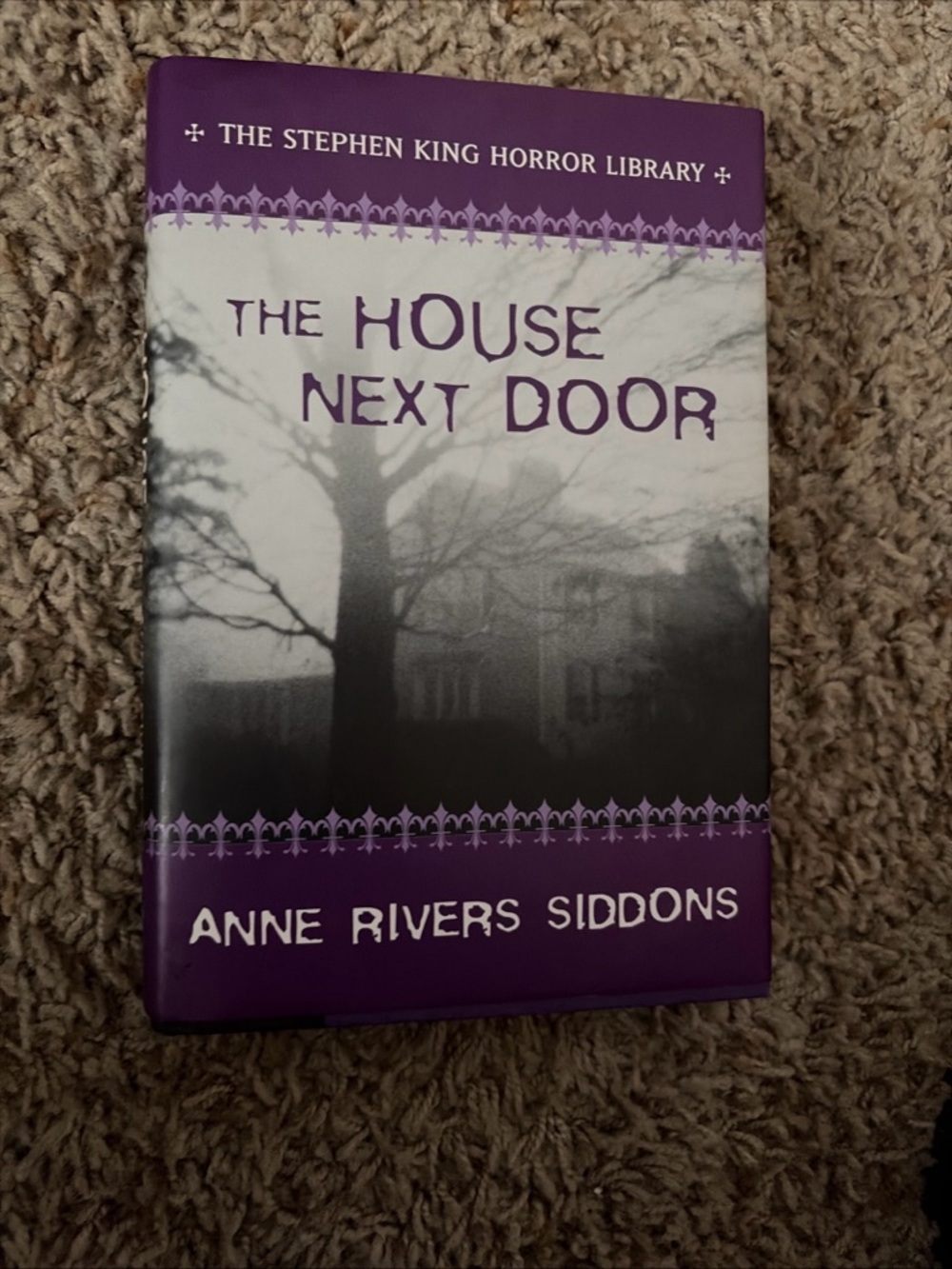 The House Next Door by Anne Rivers Siddons - Purple Hardcover